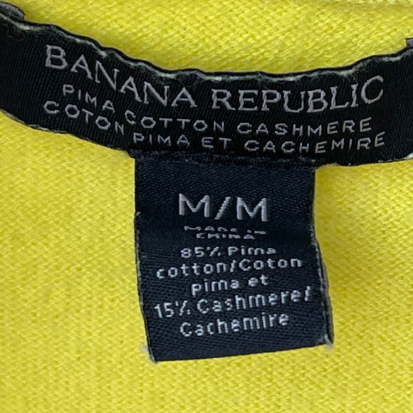 🌸 4/$30🌸 Banana Republic Pima Cotton Cashmere Half-Zip Sweater - Picture 8 of 11